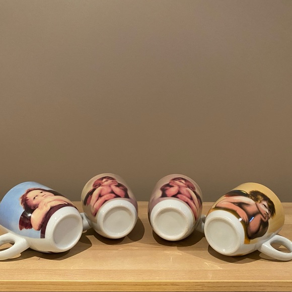 πΌ Set of 4 Baby Angel Mugs - Picture 5 of 6